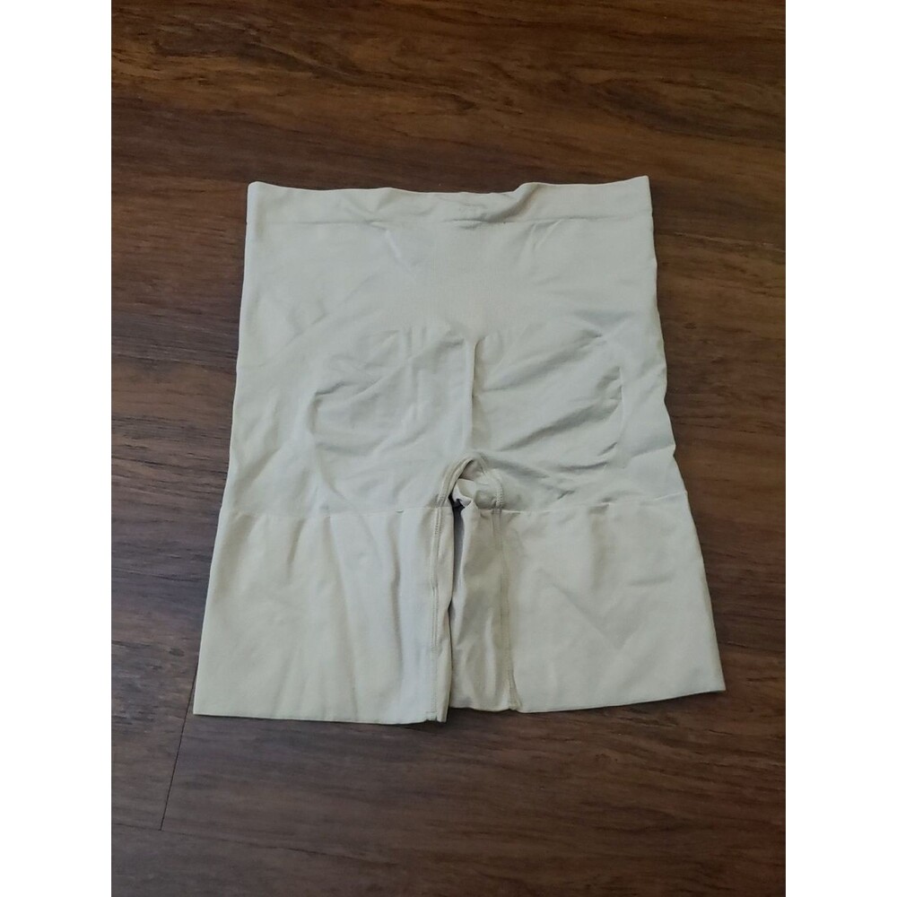 Spanx High-Waist Shaping Shorts Beige Size L Feminine Summer Event Bodycon